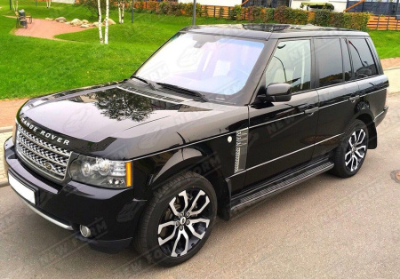 Land Rover Range Rover 3 поколение (2 рестайлинг) 2009 - 2012 Пороги с передними брызговиками