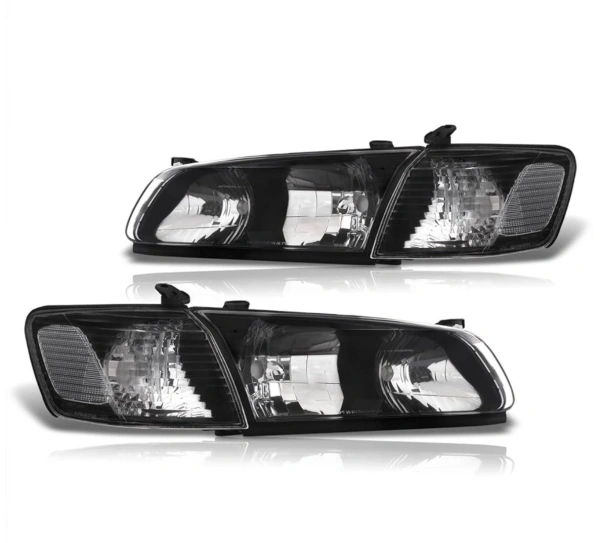 Toyota Camry V20 (00-01) SXV20, MCV20 фары передние черные, комплект 2 шт.