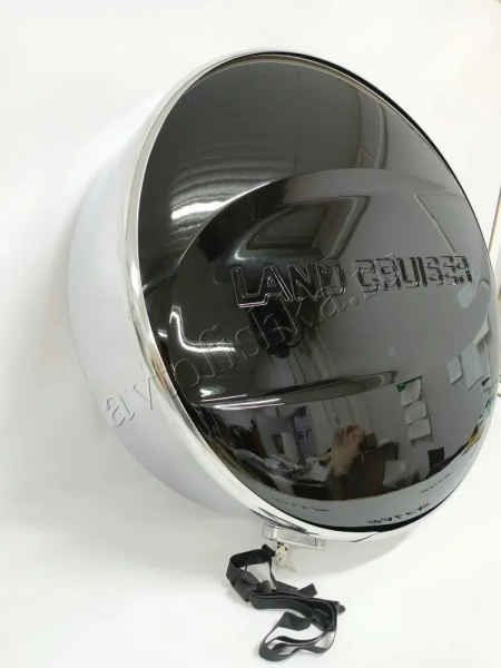 Toyota Prado 120 (02-09) Контейнер (бокс) запасного колеса пластик чeрный 265/70R16, 265/65R17, 265/60R18