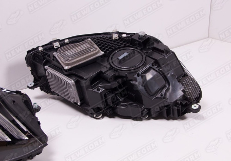 Mercedes-Benz S-Klasse W222 2013 - 2017 Фары рестайлинговые с надписью