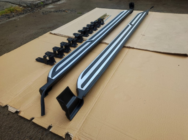 Volkswagen Tayron 2022 - н.в. штатные пороги (подножки) внешние OEM стиль