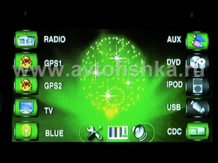 Toyota Land Cruiser Prado 120 автомагнитола, штатное головное устройство с GPS навигацией, TV