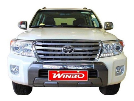Toyota Land Cruiser 200 с 2012 года накладка переднего бампера в стиле Оригинал