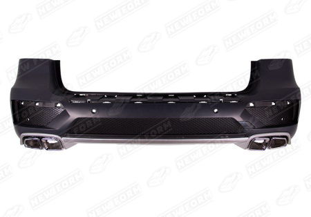 Mercedes-Benz M-Klasse W166 2011 - 2015 Бампер задний с насадками 6.3 AMG