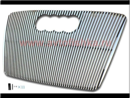 Audi Q7 (05-) накладка на решетку радиатора, полированный алюминий