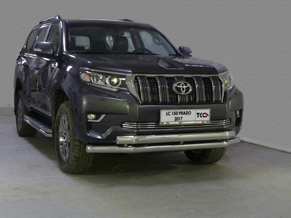 Toyota Land Cruiser Prado J150 (17-н.в.) Решетка радиатора нижняя 12 мм
