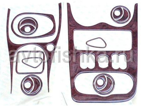 Renault Duster (2010-) тюнинг салона под дерево