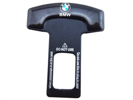 Вставка в замок ремня безопасности с логотипом BMW, лакированная