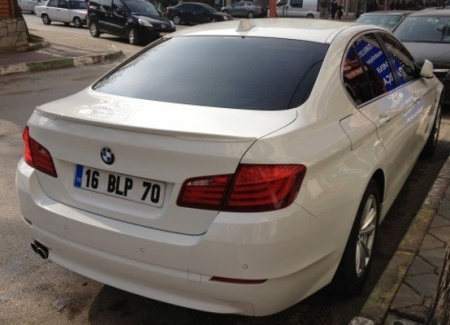 BMW 5 серия (10–13) Спойлер на дверь багажника, грунт (BMW F10)