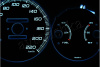 Honda Civic (96-00) светодиодные шкалы (циферблаты) на панель приборов - дизайн 1