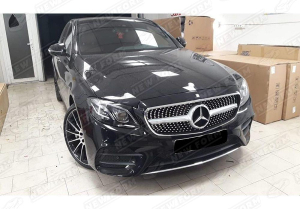 Mercedes-Benz C-Klasse W205 Coupe 2014 - 2018 Решетка радиатора Panamerica черная