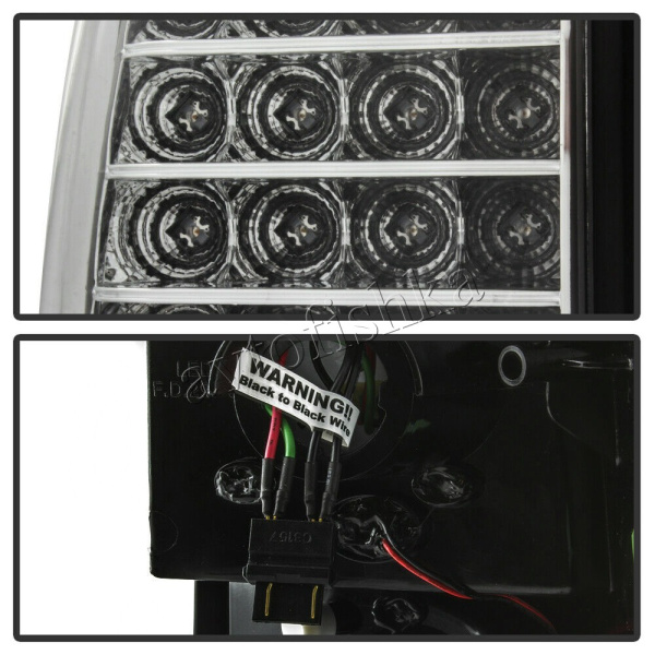 Ford Explorer (02-05) USA фонари задние светодиодные черные, комплект 2 шт.