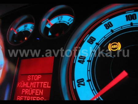 Audi A3 (96-02) (8L) светящиеся шкалы приборов - накладки на циферблаты панели приборов, дизайн № 2