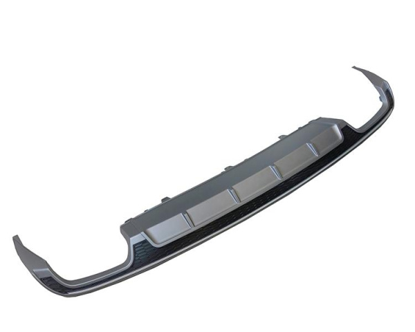 Серебристый диффузор S6 для Audi A6 2016-2018 штатная