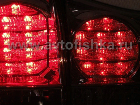 Lexus RX330, 350, 400H (03-08) фонари задние светодиодные тонированные, комплект 4 шт.