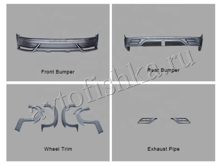 Toyota Land Cruiser 200 (15-) Комплект аэродинамического обвеса WALD