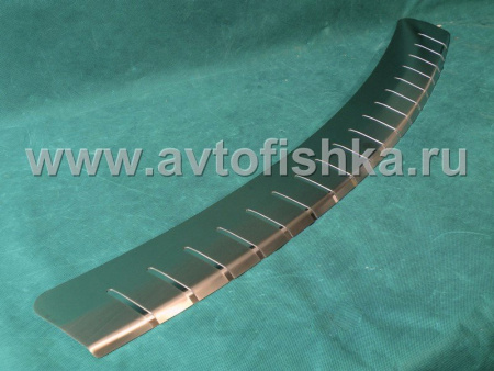 Nissan Murano (08-) накладка на задний бампер профилированная с загибом из нержавеющей стали