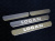 Renault Logan (14–) Накладки на пороги (лист шлифованный надпись Logan)