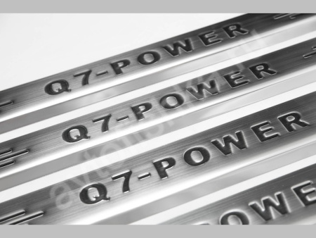 Audi Q7 (2006-) накладки на пороги из нержавеющей стали, 4 шт.