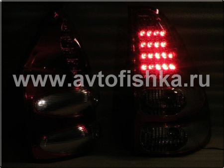 Toyota Land Cruiser Prado 120 (02-) фонари задние светодиодные красно-тонированные, комплект 2 шт.