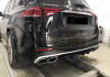 Mercedes-Benz GLE-Klasse V167 2018 - 2023 Диффузор заднего бампера с насадками на глушитель 6.3 AMG хром