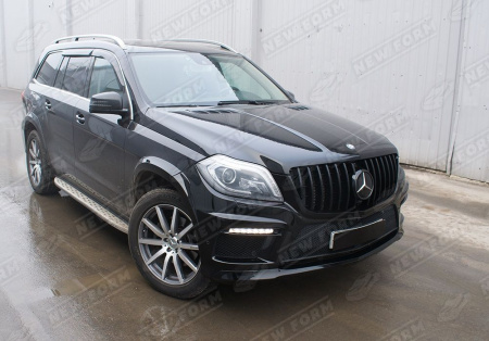 Mercedes-Benz GL-Klasse X166 2012 - 2016 Решетка радиатора Panamerica черная