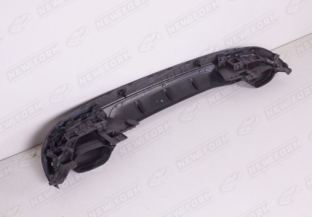 Mercedes-Benz C-Klasse W205 2014 - 2018 Диффузор заднего бампера 6.3 AMG хром с хромированными насадками