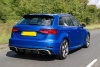 Черный диффузор RS3 для Audi A3 S-line 2017-2020