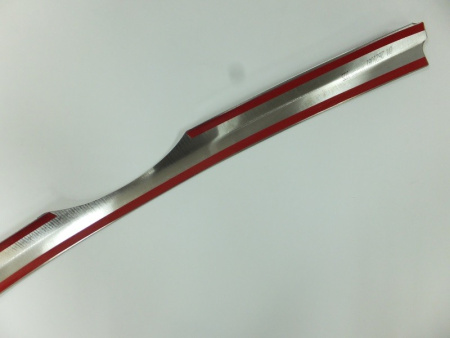 Ford Transit (06–13) Накладка на решетку радиатора, нерж., 1 часть (Уценка - 1 шт. из комплекта)