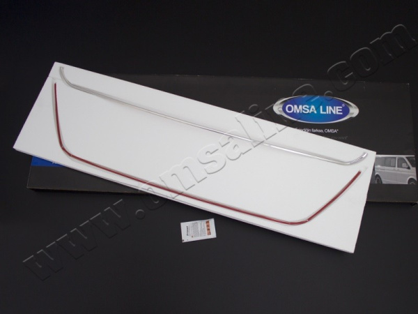 Hyundai i20 (13–) Окантовка на решётку радиатора, нерж., 2 части