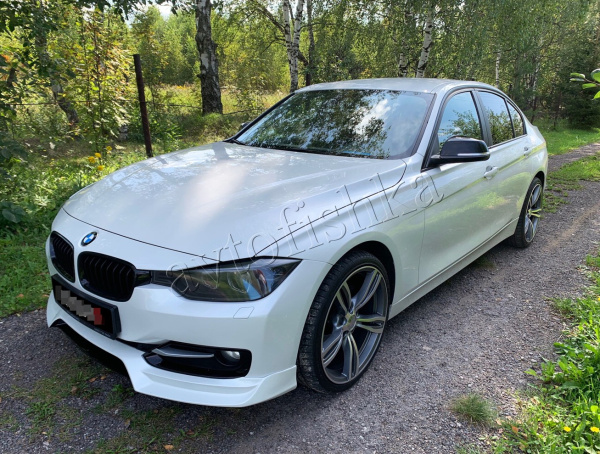 BMW 3 серия (11-16)  F30 Сплиттер переднего бампера Sport,Luxury