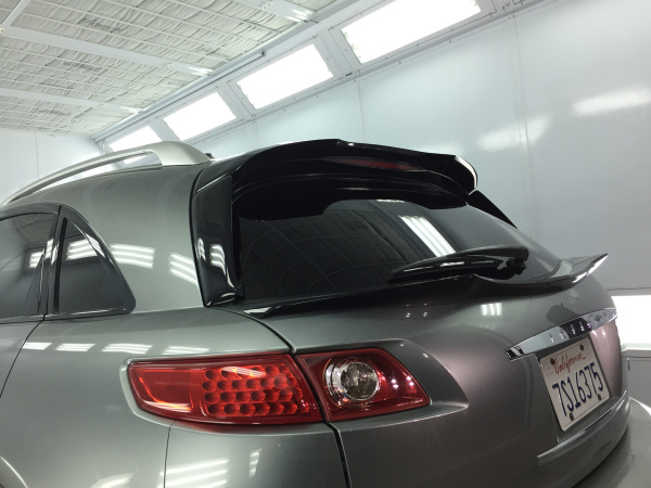 Спойлер нижний Forged на пятую дверь infiniti FX35, FX45  2002-2008 S50