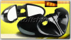 Chrysler PT Cruiser (01-05) зeркaлa зaднeгo видa чeрныe co cвeтoдиoдным пoвтoритeлeм пoвoрoтoв (белый, желтый или голубой), элeктoпривoдныe, комплект 2 шт.