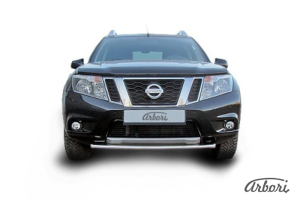 Защита переднего бампера Arbori d42 NISSAN TERRANO 2014-