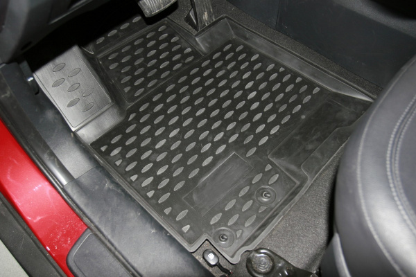 Коврики 3D в салон HYUNDAI ix35 2010->, 4 шт. (полиуретан)