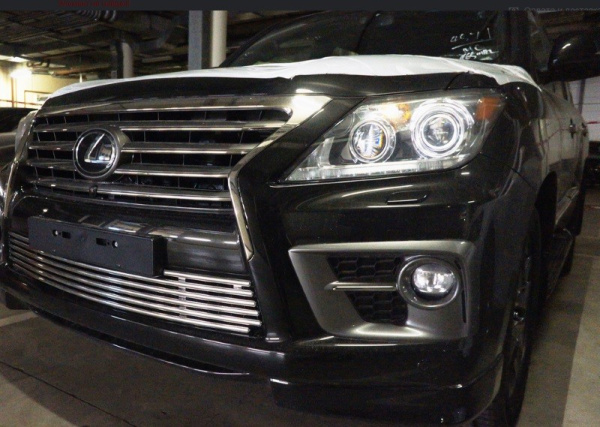Lexus LX (07–11) Решетка переднего бампера нижняя d16