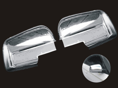 Kia Soul (2009-) хромированные накладки на корпуса боковых зеркал