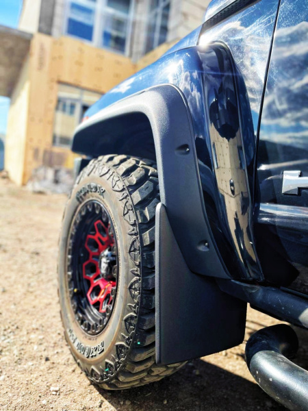 Брызговики Hummer (Хаммер) H3 2005 – 2010 на арки, комплект 4 шт.