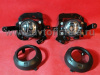 Mitsubishi L200 Triton (05-09), Pajero 4 (05-) фары передние противотуманные, с черными кольцами, комплект 2 шт.