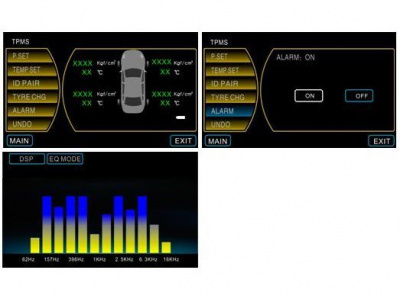 Mitsubishi Pajero 4 штатное головное устройство с GPS навигацией и HD 8" экраном, DVM-1400G HD