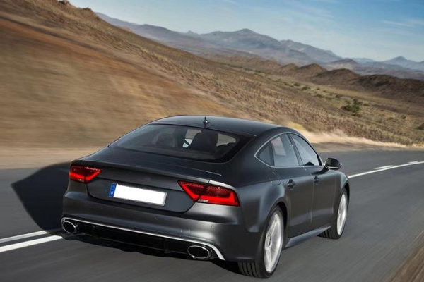 Диффузор RS7 S-line с насадками для Audi A7 2016-2018