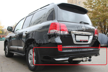 Toyota Land Cruiser 200 (12–15) юбка на задний бампер URBAN