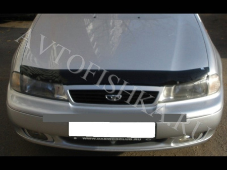 Дефлектор капота темный Daewoo Nexia 1995-2008
