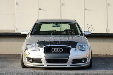 AUDI A6 (C6) 04-08 юбка (накладка) переднего бампера