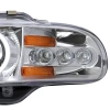 Chrysler Sebring, Dodge Avenger (95-00) фары линзованные передние хромированные, светодиодные