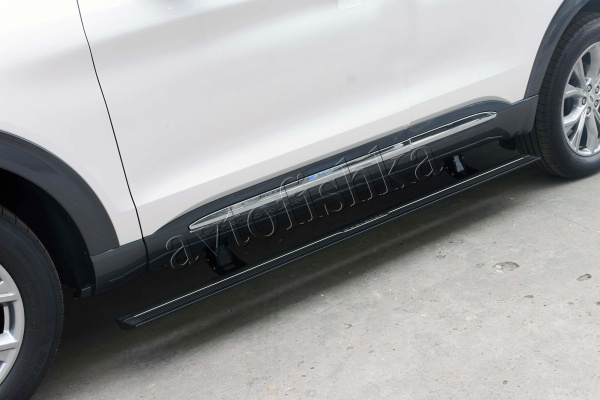 Ford Equator 2021 штатные выезжающие электропороги автоматические