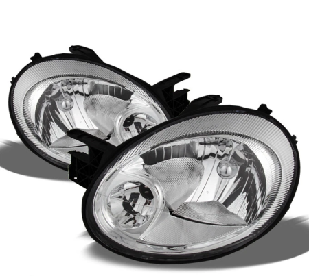 Dodge Neon (03-05) фары передние линзовые хромированные, комплект 2 шт.