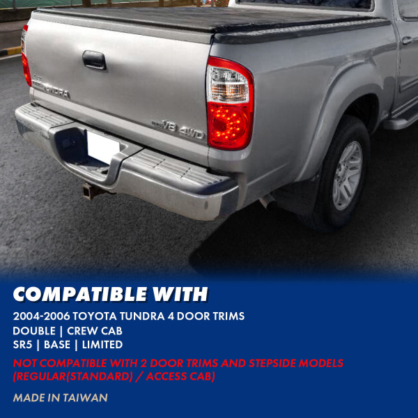 Toyota Tundra (2004-2006) Double Cab задние фонари красные светодиодные