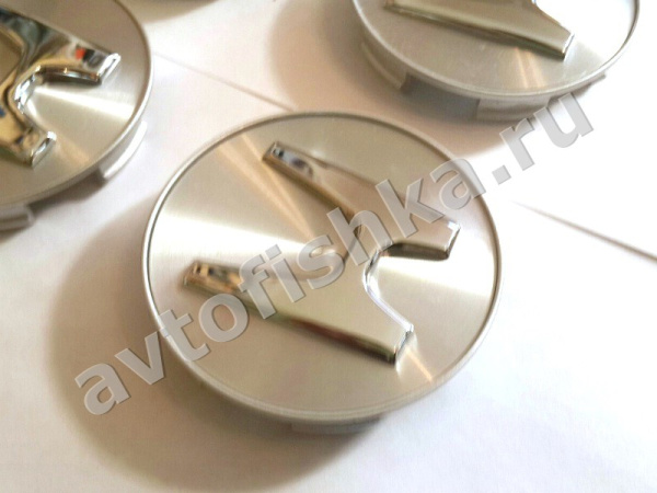 Honda крышки ступиц колеса, хромированные, диаметр 70 мм, комплект 4 шт.