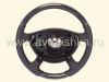 Mercedes W211, W463 G class (2002-2006) руль классический, черная кожа - черное дерево